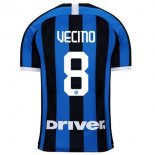 Maglia Inter Milan NO.8 Vecino Home 2019 2020 Blu