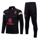 Felpa Allenamento AC Milan 2023 2024 Nero