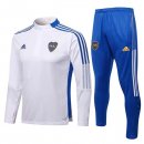 Giacca Boca Juniors 2022 Bianco Blu Giacca Boca Juniors 2022 Bianco Blu