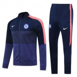 Felpa Chelsea 2020 2021 Blu Navy Arancione