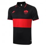 Polo AS Roma 2019 2020 Nero Rosso