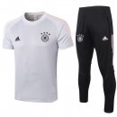 Maglia di Formazione Germania Set Completo 2020 Grigio Nero Maglia di Formazione Germania Set Completo 2020 Grigio Nero