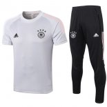 Maglia di Formazione Germania Set Completo 2020 Grigio Nero