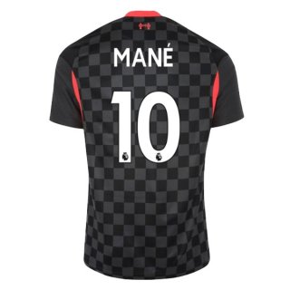 Maglia Liverpool NO.10 Mane Terza 2020 2021 Nero
