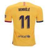 Maglia Barcellona NO.11 O.Dembele Away 2019 2020 Giallo