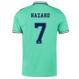 Maglia Real Madrid NO.7 Hazard Terza 2019 2020 Verde