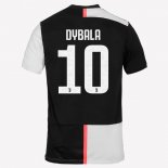Maglia Juventus NO.10 Dybala Home 2019 2020 Bianco Nero