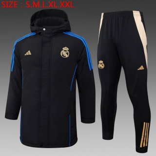 Piumino Real Madrid Set Completo 2024 2025 Nero
