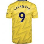 Maglia Arsenal NO.9 Lacazette Away 2019 2020 Giallo
