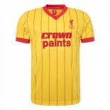 Thailandia Maglia Liverpool Away Retro 1982 1983 Giallo Thailandia Maglia Liverpool Away Retro 1982 1983 Giallo