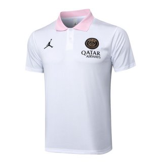 Polo PSG 2025 2026 Bianco Rosa
