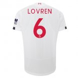 Maglia Liverpool NO.6 Lovren Away 2019 2020 Bianco