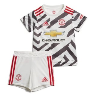 Maglia Manchester United Terza Bambino 2020 2021 Bianco