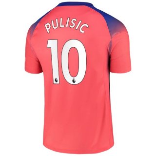 Maglia Chelsea NO.10 Pulisic Terza 2020 2021 Arancione