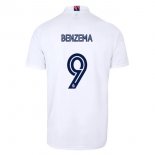 Maglia Real Madrid Home NO.9 Benzema 2020 2021 Bianco