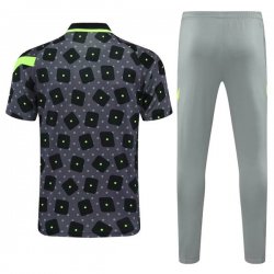 Polo Atletico Madrid Set Completo 2020/2021 Nero Grigio Polo Atletico Madrid Set Completo 2020/2021 Nero Grigio