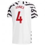 Maglia Manchester United NO.4 Jones Terza 2020 2021 Bianco