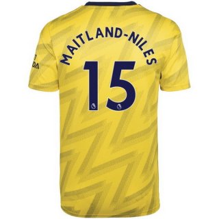Maglia Arsenal NO.15 Maitland Niles Away 2019 2020 Giallo