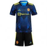 Maglia Manchester United Terza Bambino 2021 2022