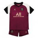 Maglia Paris Saint Germain Terza Bambino 2020 2021 Borgogna Maglia Paris Saint Germain Terza Bambino 2020 2021 Borgogna