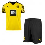 Maglia Borussia Dortmund Home Bambino 2021 2022 Giallo
