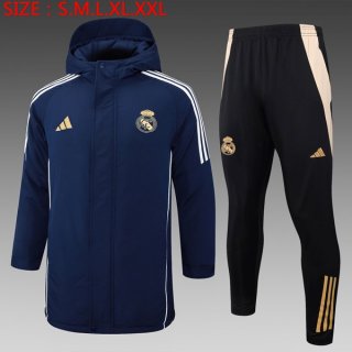 Piumino Real Madrid Set Completo 2024 2025 Blu