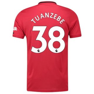 Maglia Manchester United NO.38 Tuanzebe Home 2019 2020 Rosso