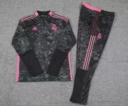 Giacca Real Madrid 2021 2022 Nero Rosa Grigio Giacca Real Madrid 2021 2022 Nero Rosa Grigio