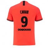Maglia Paris Saint Germain NO.9 Cavani Away 2019 2020 Arancione