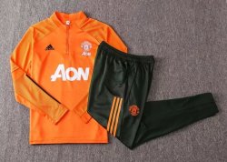 Giacca Manchester United 2020 2021 Arancione Nero