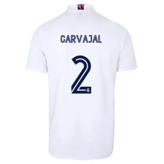 Maglia Real Madrid Home NO.2 Carvajal 2020 2021 Bianco