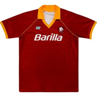 Thailandia Maglia As Roma Home Retro 1990 1991 Arancione