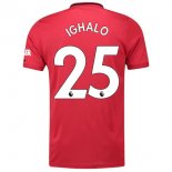 Maglia Manchester United NO.25 Ighalo Home 2019 2020 Rosso