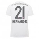 Maglia Bayern Munich NO.21 Hernández Away 2019 2020 Bianco Maglia Bayern Munich NO.21 Hernández Away 2019 2020 Bianco
