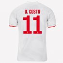 Maglia Juventus NO.11 D.Costa Away 2019 2020 Grigio Bianco Maglia Juventus NO.11 D.Costa Away 2019 2020 Grigio Bianco