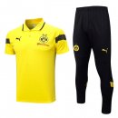 Polo Borussia Dortmund Set Completo 2023 2024 Giallo
