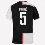 Maglia Juventus NO.5 Pjanic Home 2019 2020 Bianco Nero