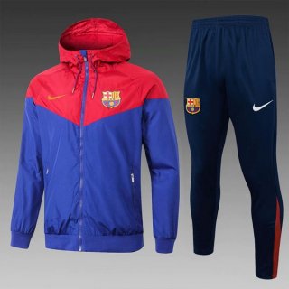 Giacca a vento Barcellona Set Completo 2025 2026 Rosso Blu
