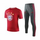 Maglia di Formazione Bayern Munich Set Completo 2019 2020 Rosso Grigio Maglia di Formazione Bayern Munich Set Completo 2019 2020 Rosso Grigio
