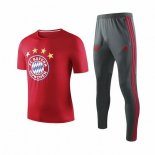 Maglia di Formazione Bayern Munich Set Completo 2019 2020 Rosso Grigio