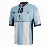 Maglia Argentina NO.10 Maradona Home Retro 2001 Blu Maglia Argentina NO.10 Maradona Home Retro 2001 Blu