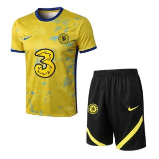 Maglia Formazione Chelsea Set Completo 2022 2023 Giallo