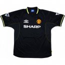Thailandia Maglia Manchester United Terza Retro 1998 1999 Nero Thailandia Maglia Manchester United Terza Retro 1998 1999 Nero