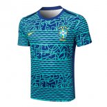Maglia Formazione Brasile 2024 2025 Blu Maglia Formazione Brasile 2024 2025 Blu