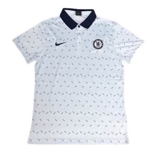 Polo Chelsea 2020 2021 Bianco