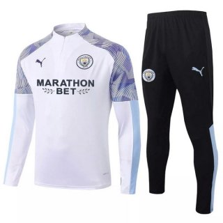 Giacca Manchester City 2020 2021 Bianco Porpora