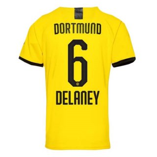 Thailandia Maglia Borussia Dortmund NO.6 Delaney Home 2019 2020 Giallo