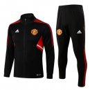 Giacca Manchester United 2023 Nero Rosso Giacca Manchester United 2023 Nero Rosso