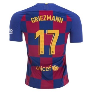Maglia Barcellona NO.17 Griezmann Home 2019 2020 Blu Rosso