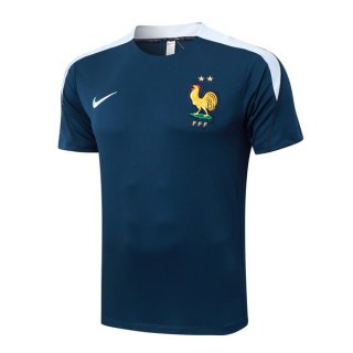 Maglia Formazione Francia 2024 2025 Blu Bianco